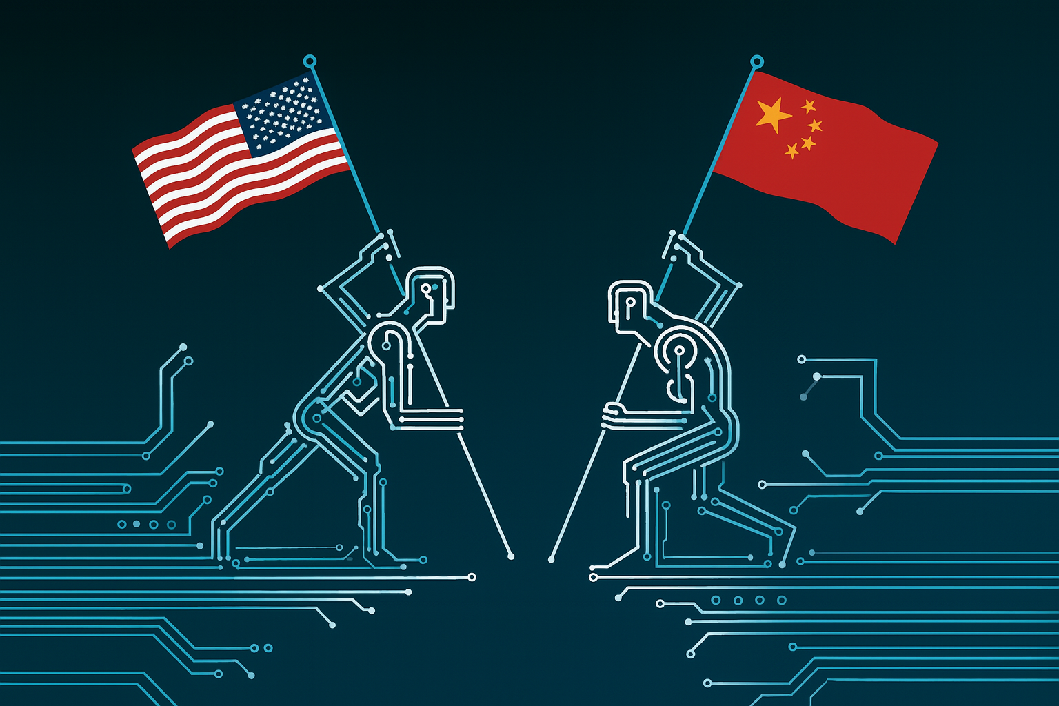 China Launches Global AI Cooperation Group, Challenging U.S. in $4.8 Trillion Tech Race