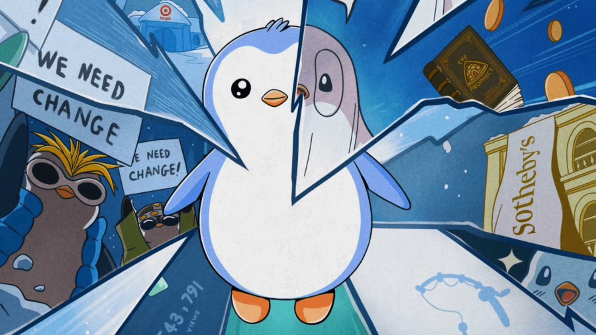 Pudgy Penguins and Play Solana Launch Limited Edition Gameboy with PENGU Token Burn Mechanism