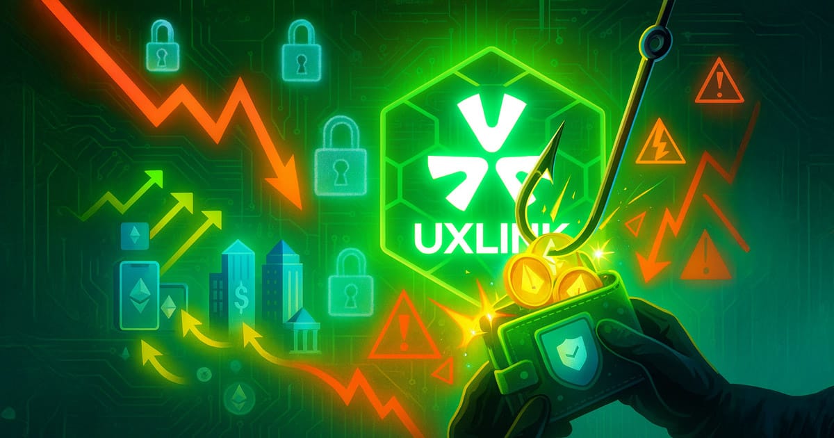 UXLINK Hack Update: Attacker Converts $6.8M ETH Into Stablecoins After $43M Phishing Loss