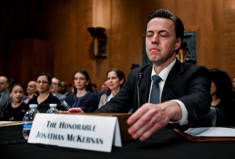 Jonathan McKernan Confirmed as Treasury Under Secretary for Domestic Finance
