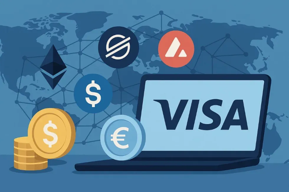 Visa Expands Stablecoin Support Across Four Blockchains as Digital Payment Adoption Surges