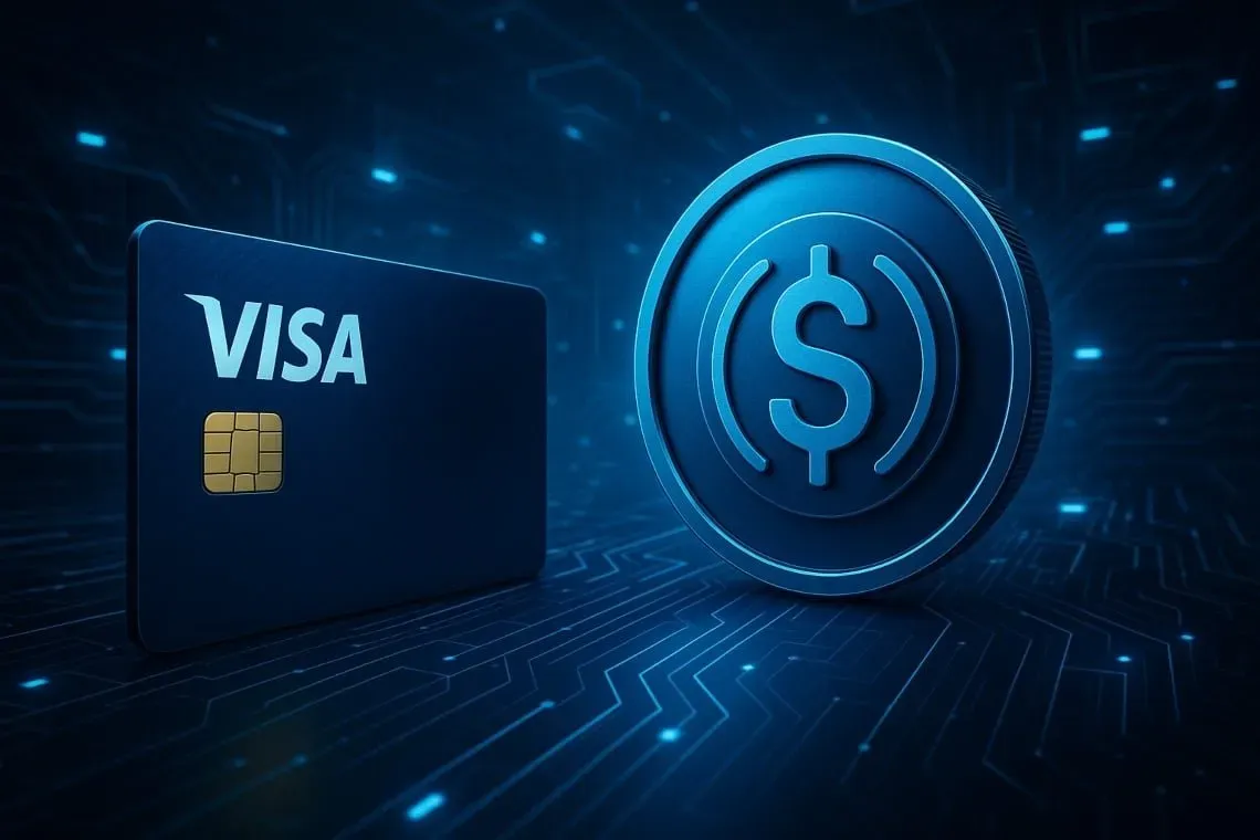 Visa Launches USDC Stablecoin Settlement in the U.S., Expanding Blockchain Payments on Solana