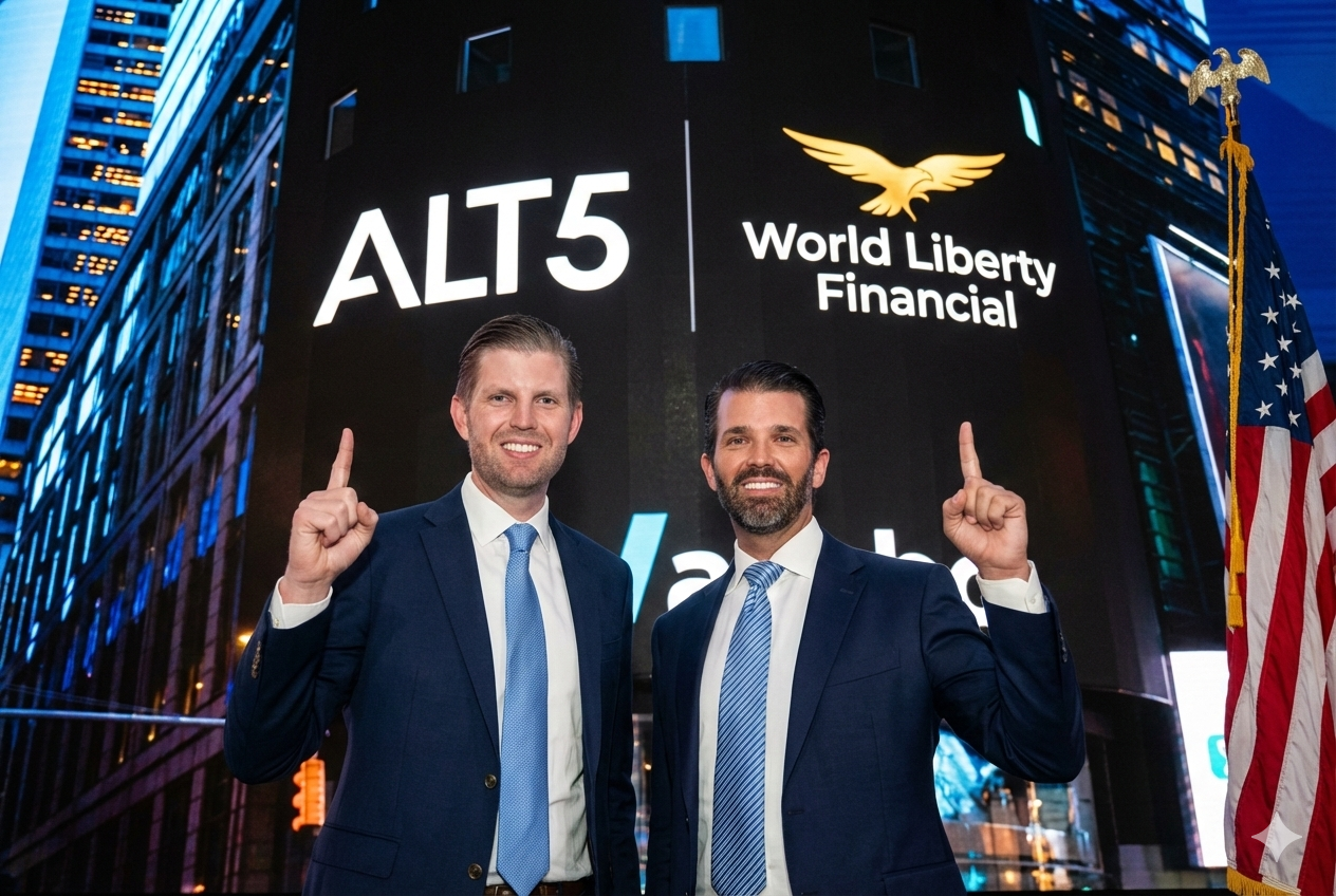 Alt5 Sigma, Crypto Firm Linked to Trump Family, Announces $100 Million Share Buyback and Token Acquisition