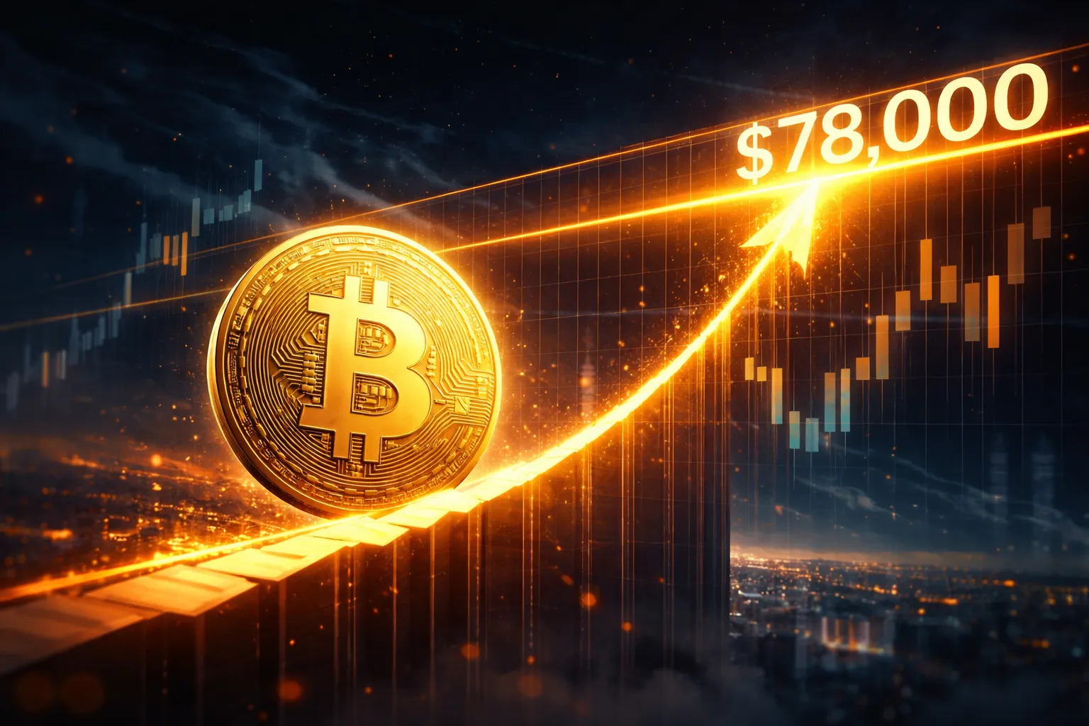 Bitcoin Price Tops $78000 As Market Sentiment Recovers